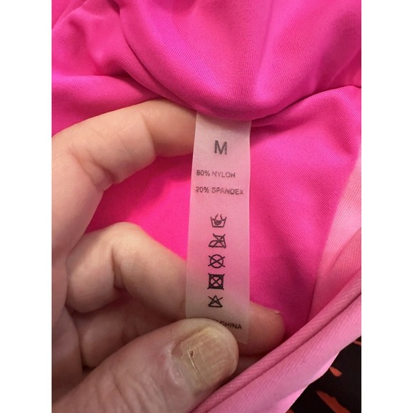 Lot of 6 Bikini and Tankini Swimsuit Tops Size Medium Pink Black EUC and 2 NWT - Picture 3 of 16